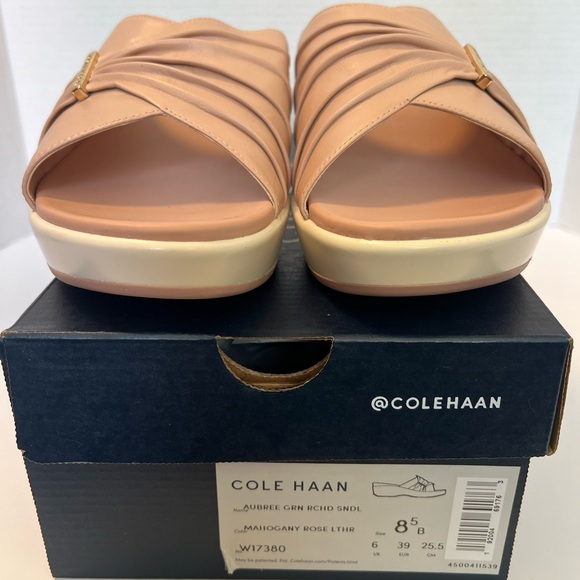 Cole Haan Women’s Aubree Grand Ruched Slide Sandal Brand New Never Worn size 8.5 - Picture 2 of 10